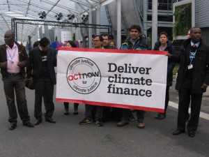 On Human Rights Day the issue of climate justice and finance was huge.